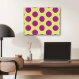 Dots - Klassiek - Geel PET vilt klein 837 -sfeer5