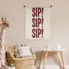 Japandi - Vintage - Decoratie - Rood Wandkleed katoen klein -wsfeer5_kind