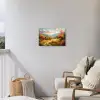 Landschap - Illustratie - Natuur Tuinposter op houten frame 2 cm dik klein -sfeer1