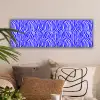 Zebra - Blauw - Paars - Pastel canvas 2cm klein 828 -sfeer1