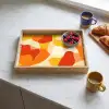Abstract - Vormen - Oranje Dienblad Rechthoek middel -sfeer2