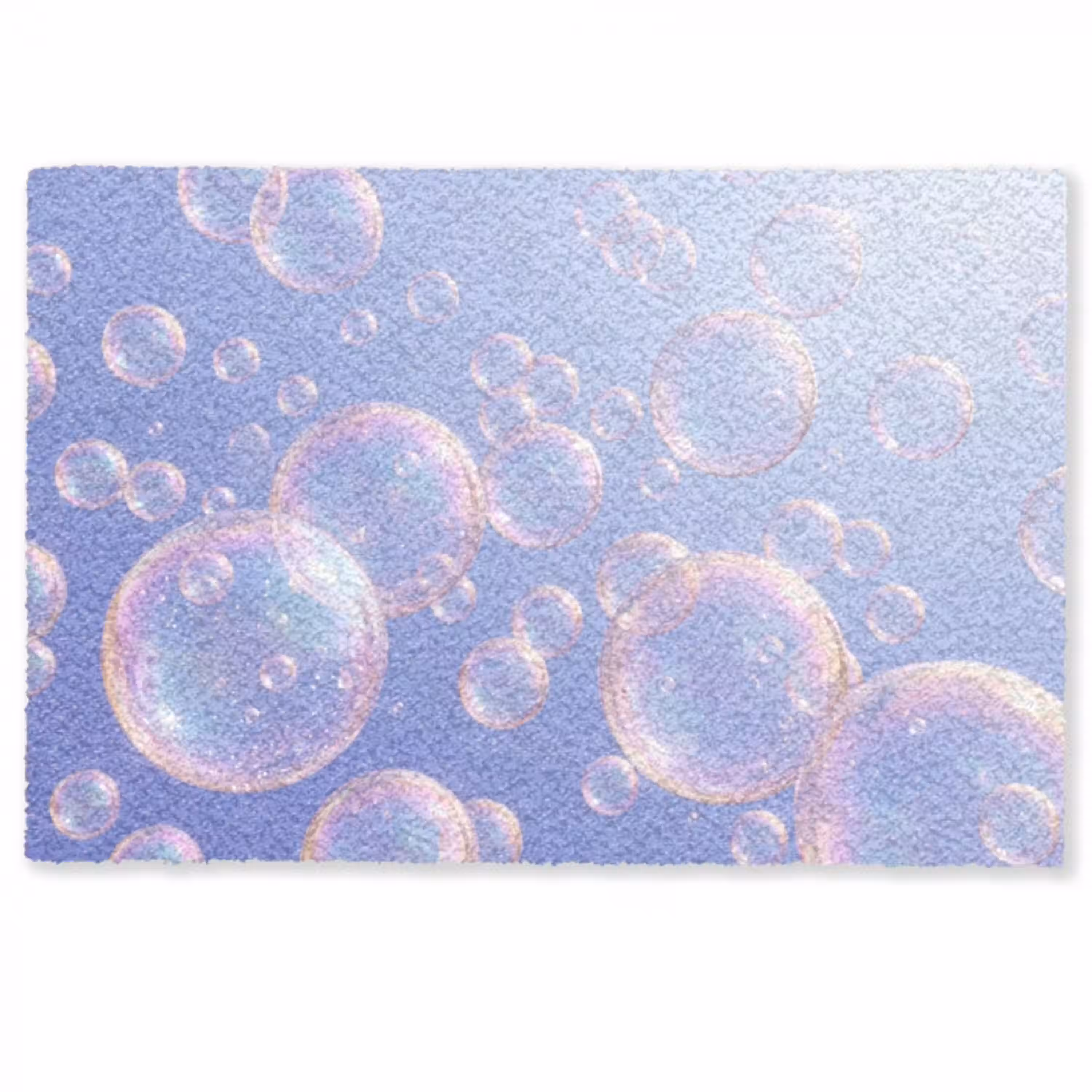 Pastel - Bubbels - Dromerig Deurmat klein -zkaufland3d