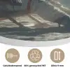 Astronaut - Kat - Glas - Stoel Akoestische PET Vilt - Rond klein -closeup_NL