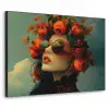 Vrouw - Granaatappel - Herfst - Zonnebril Textielframe - compleet frame klein -3d