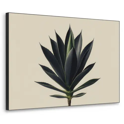 Agaveplant - Symmetrisch - Groen Textielframe - compleet frame klein -3d