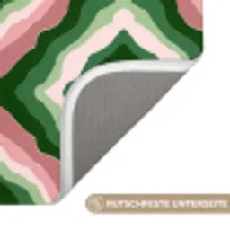 Ontwerp - Organisch - Kleurrijk Badmat klein 997 -USP_AntislipDE