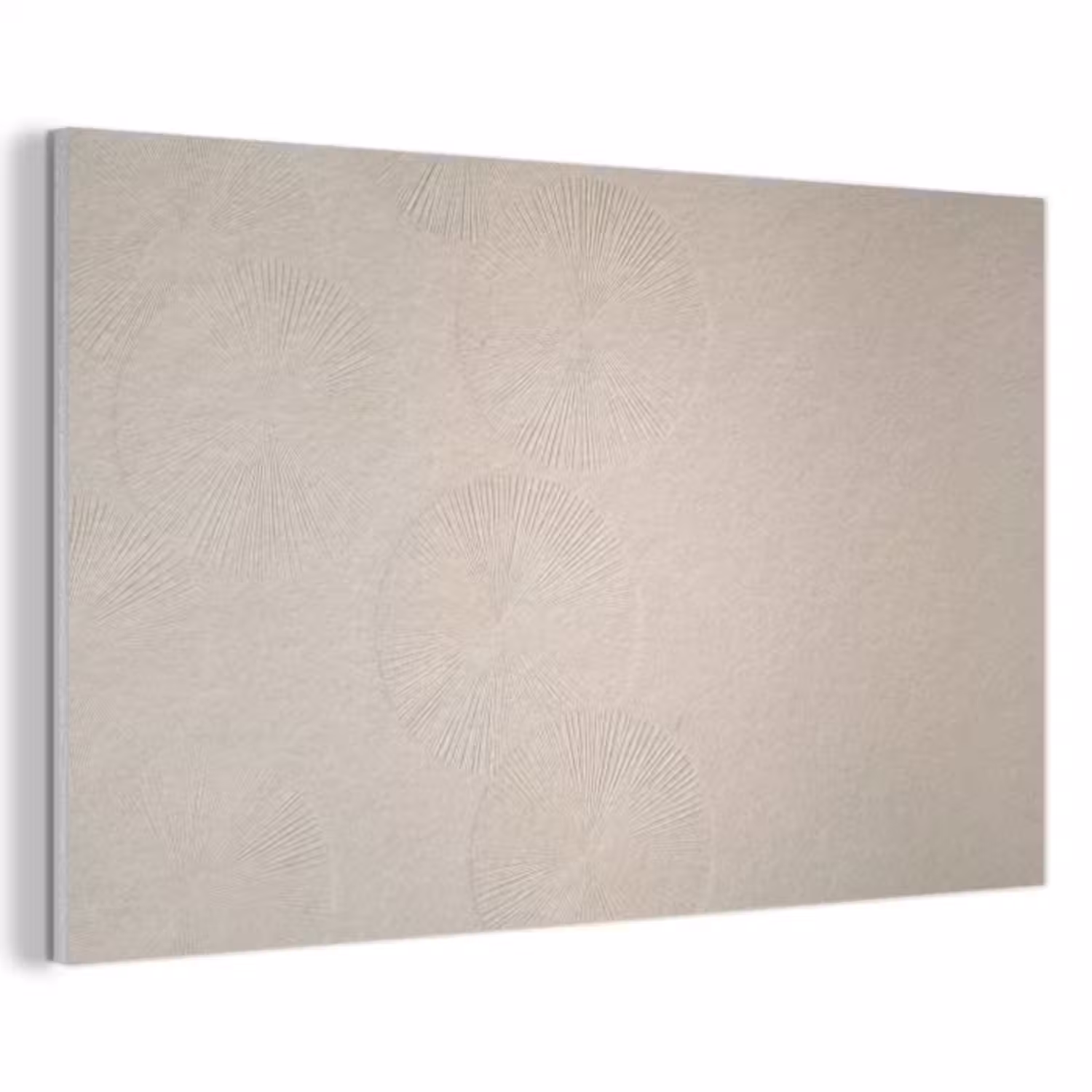 Akoestisch schilderij - Japandi - Beige - Modern