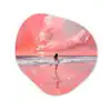 Roze - Surfen - Zee Wandcirkel Organisch Forex 3mm klein -3d