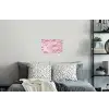 Schuim - Structuur - Roze Muursticker klein -slaapkamer