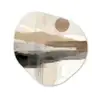 Minimalistisch - Landschap - Dimensie Wandcirkel Organisch Forex 3mm klein -3d