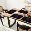 Oceaan - Walvishaai - Donkerblauw - Vlekken Placemat vinyl groot -zzsfeer4_Kitchenyeah-website