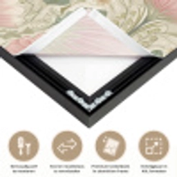 Klassiek - Patroon - Roze Textielframe zwart klein 947 -USP_closeupNL