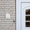 Lichtblauw marmer - Klassiek Naambord Huisje klein -sfeer1