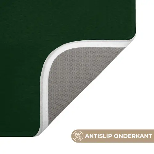 Illustratie - Mond - Donkergroen - Tekstwolkje Badmat klein -USP_AntislipNL