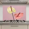 Bloemen - Anthuriums - Geel - Roze keuken achterwand spatscherm klein -3d_website