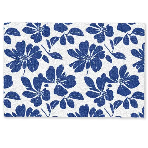 Floraal - Modern - Blauw Deurmat klein 898 -zkaufland3d