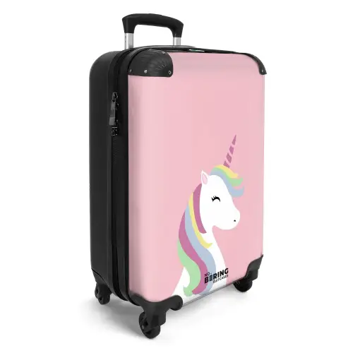 Cartoonicorn Koffer - NBS - Handbagage middel -productfoto_3d