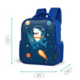 Raket - Haai - Ruimte Kinderrugzak - Blauw middel -productfoto_formaten