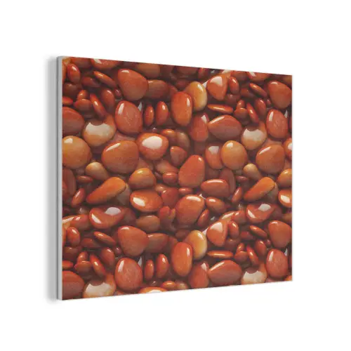 Rode - Glans -Stenen PET vilt klein 837 -3d