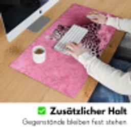 Panter - Luxe - Roze Muismat XXL klein -ysfeer3_duits