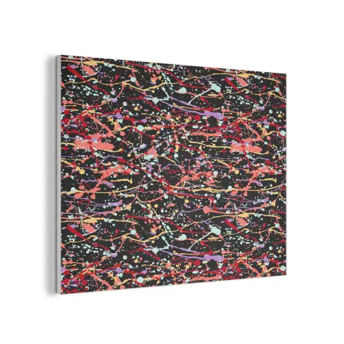 Spat - Abstract - Waterverf - Zacht PET vilt klein 837 -3d