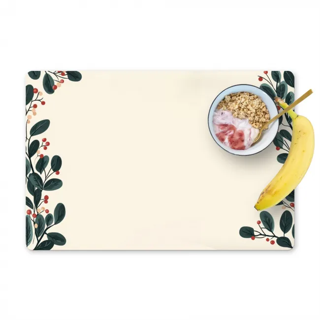 Takken - Winter - Planten - Licht Placemat vinyl groot -zzzproduct_Kitchenyeah-website