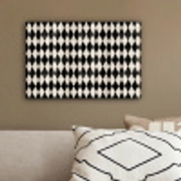 Klassiek - Patroon - Zwart canvas 2cm klein 34 -sfeer3