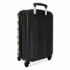 Retro voertuigen patroon NBS - Handbagage koffer - Kinderen Unisex middel -achterkant