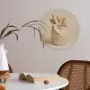 Baguette - Brood - Stokbrood - Beige Akoestische PET Vilt - Rond klein -sfeer3