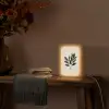 Ovaal - Olijfgroen - Simpel Light Box met kabel (Tafellamp) klein -sfeer4