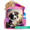 Lasse het Hondje Kinderrugzak - Roze middel -inhoud_NL