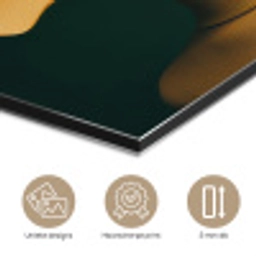 Vrouw - Hoed - Geel aluminium wit klein -closeup_NL