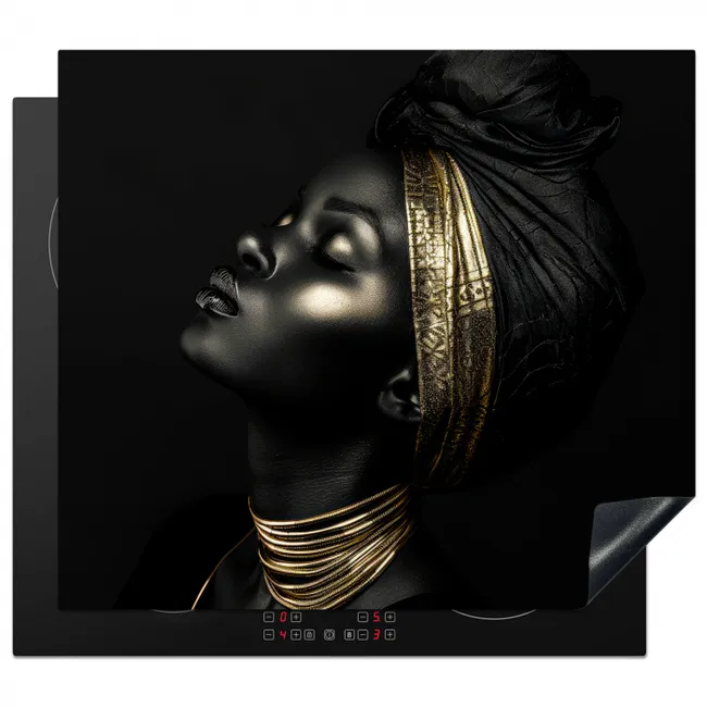 Gouden Dromen in Duisternis Inductie beschermer vinyl 3mm middel -3d