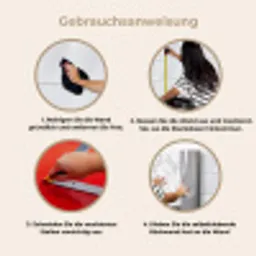 Marmer - Zuiver - Grijs - Aders keuken achterwand 2 middel 865 -gebruiksaanwijzing_DE