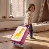 Giraffe - Dier - Kleurrijk Kinderkoffer - Roze klein -sfeer1