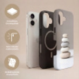 Gestapelde - Stenen - Grijs Toughcase MagSafe Apple iPhone 17 klein -USP_Lagen_DE