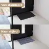 Oceaan - Stippen - Blauw - Wit Deurmat klein 898 -voor-na_NL