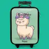 Kawai - Alpaca - Groen Kinderkoffer - Zwart klein -zzz_website3d_nbs