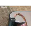 Mand - Eieren - Roze Placemat vinyl groot -closeup