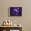 Monster - Paars - Ruimte Light Box met batterij (Wandlamp kind) middel -sfeer2_kind