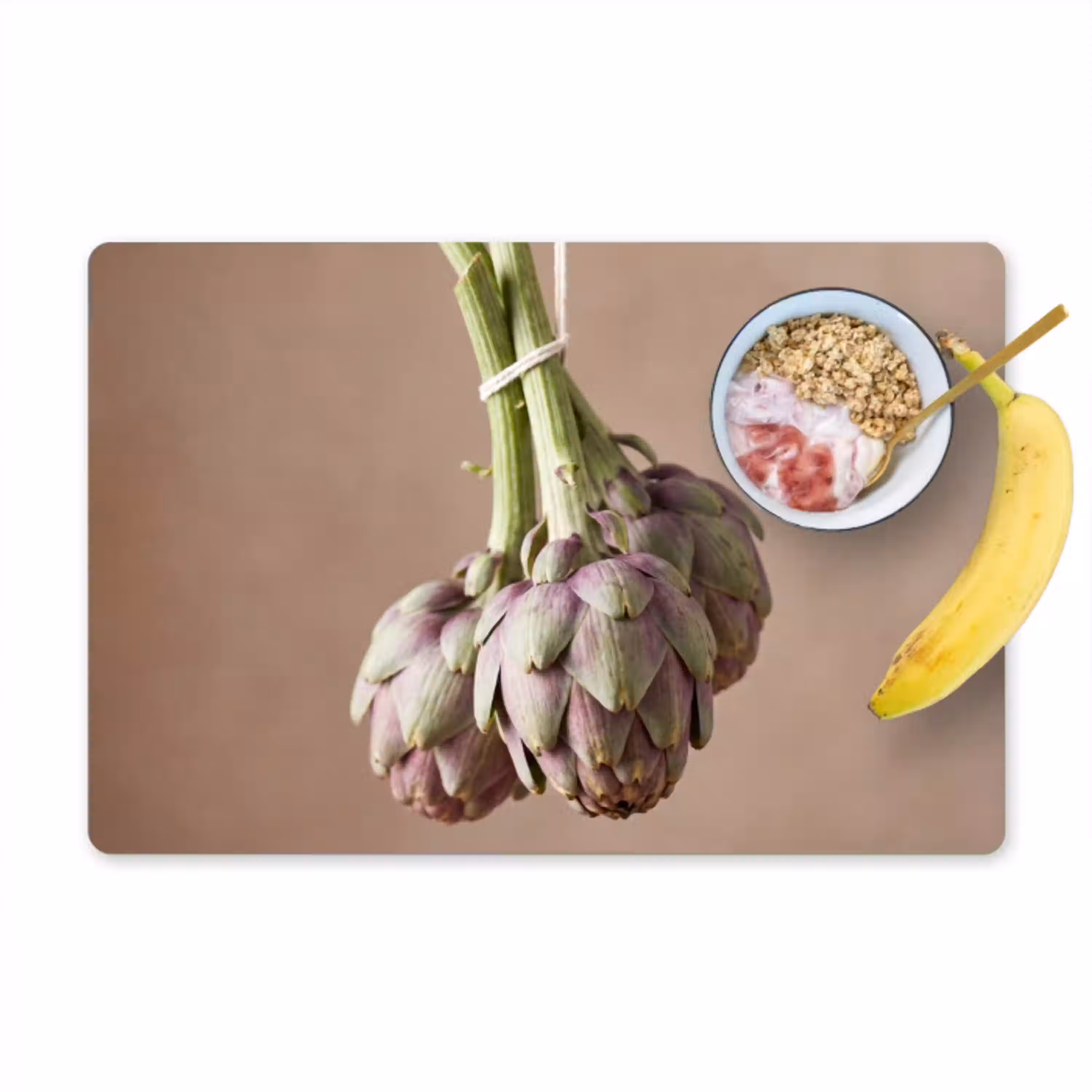 Artisjokken - Hangend - Groenten Placemat vinyl groot -zzzproduct_Kitchenyeah-website