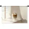 Mok - Latte - Minimalistisch - Schaduw Wandkleed katoen klein -zz3d
