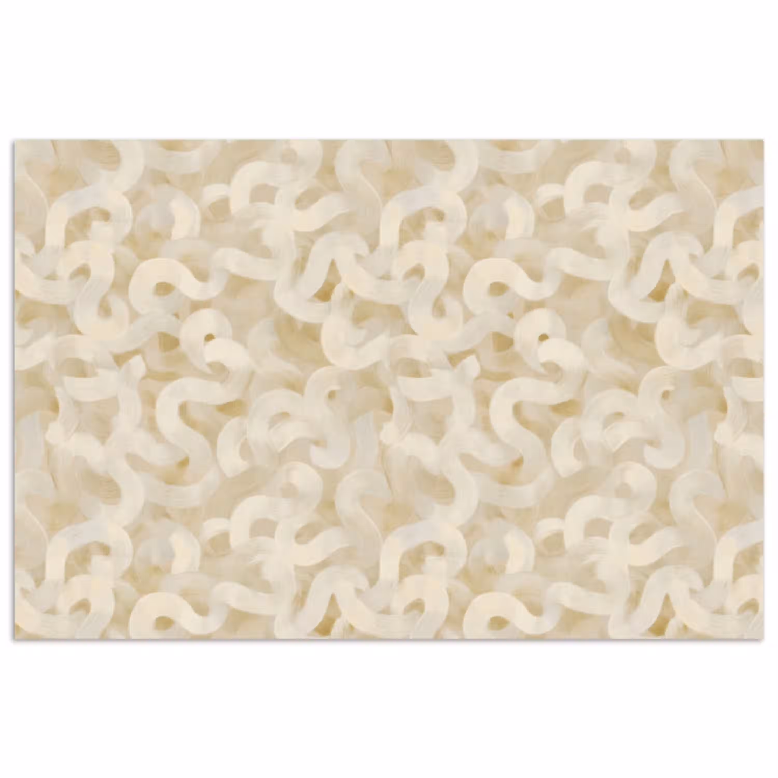 Abstract - Lijnen - Beige poster papier klein 62 -3d