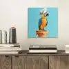 Papegaai - Koksmuts - Grappig - Vogel aluminium wit klein -sfeer1