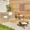 Quotes - Bløf - Alles is liefde - Spreuken Tuinposter op houten frame 2 cm dik klein -sfeer2