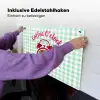 Koffie - Klok - Groen Inductie beschemer met haakjes klein -ky-ophangen-de