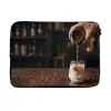 Espresso - Melk - Café laptophoes neopreen klein -3d
