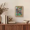 Melkmeisje - Johannes Vermeer - Graffiti Light Box met kabel (Wandlamp) klein -sfeer2
