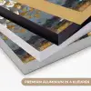 Boom - Bloemen - Goud - Beige Textielframe zwart klein -USP_kleurenNL