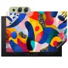 Vormen - Abstract - Stippels - Blauw Inductie beschemer met haakjes klein -3d